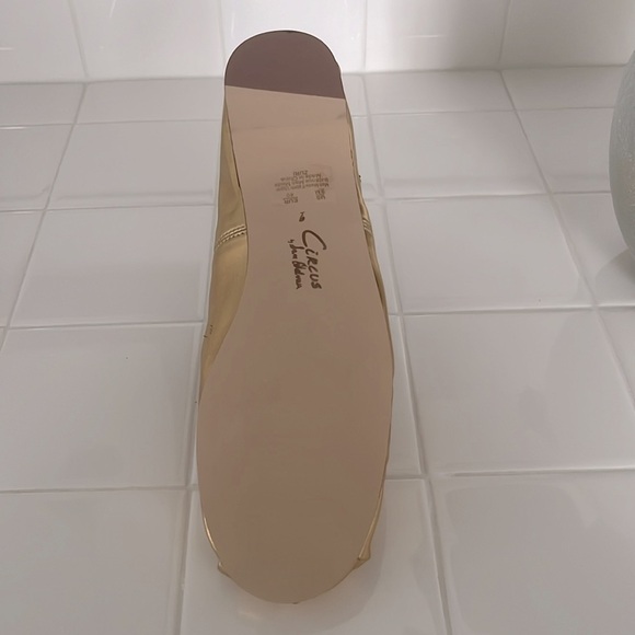 Anthropologie Circus Ny by Sam Edelman Zuri Satin Cross-Strap Ballet Flats 9M - Picture 11 of 15